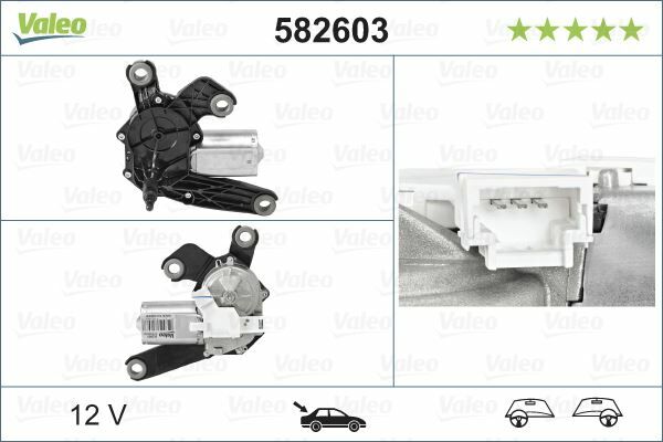 ARKA SİLECEK MOTORU PUEGEOT P307 03 09 CITROEN C2 03 12 C3 02 10 C4 04 11