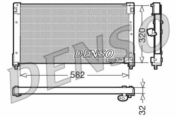 CONDENSER. AİR CONDİTİONİNG HONDA ACCORD V 93-98