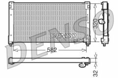CONDENSER. AİR CONDİTİONİNG HONDA ACCORD V 93-98