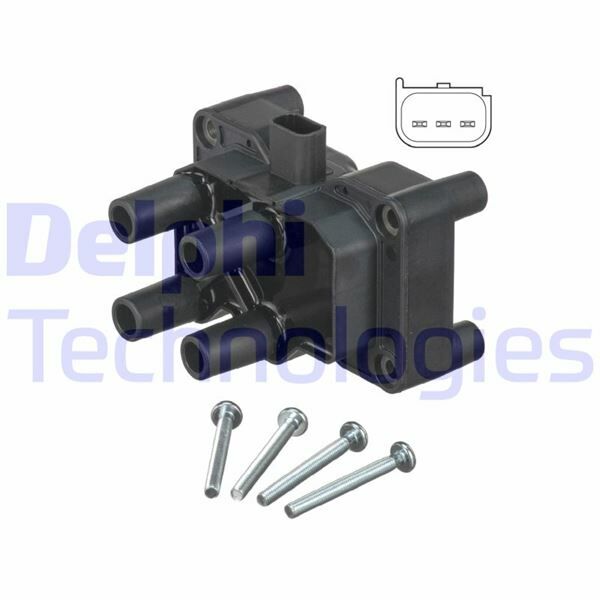 ATESLEME BOBINI FIESTA V-VI 01 11 FUSION 01 12 1.25-1.3-1.4-1.6TI FOCUS II C MAX 1.4-1.6TI VOLVO C30 06 12 S40 II 05 12 V50 05 12 1.6 BAGLANTI CIVATLARI ILE BERABER