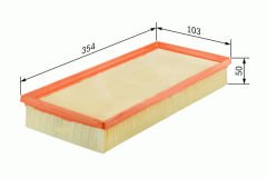 HAVA FİLTRESİ P206 98- - P307 03- 1.4i-1.4-1.4 16V - C4 04- 1.4 16V