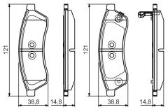 ARKA BALATA CHEVROLET EPICA 2.0-2.0D 06 0986TB3036