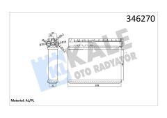 KALORIFER RADYATORU BMW E39 E36 KLIMALI