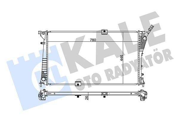 RADYATÖR VIVARO 06 TRAFIC II06 2.5CDTI G9U.6.30 AC KLİMASIZ MEK 780x462.25x27 AL PL BRZ