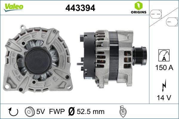 ALTERNATOR 14V 150A MERCEDES W176 W246 C117 X156