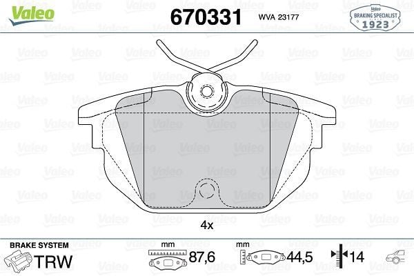 ARKA BALATA BRAVO-BRAVA-MAREA 2.0 96-01 -ALFA 145-146-GTV-SPIDER