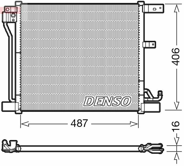 CONDENSER. AİR CONDİTİONİNG NISSAN JUKE 10-