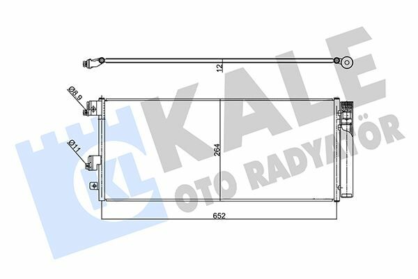 KONDENSER OPEL ADAM-CORSA E 1.3 CDTI 14- AL/AL