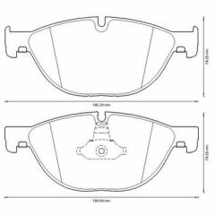 ÖN BALATA BMW 5 F07 09-12 F10-F11 F18 5 SERİSİ 10-13 F12 F13 F06 6 SERİSİ 12 F01 F02 F03 10