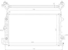 RADYATOR BRAZİNG AT 650X398X32 VECTRA C 1.9 CDTİ 2002 63113A