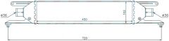 TURBO RADYATÖRÜ INTERCOOLER LINEA 1.3JTD 450x101x50 AL AL SİSTEM