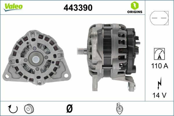 ALTERNATÖR 14V 110A IVECO DAILY 35S 06 09 IVECO DAILY 70C 06 15 FIAT DUCATO 11 16 3.0D MTJ