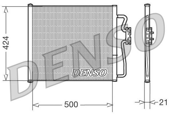 CONDENSER. AİR CONDİTİONİNG BMW 7 E38 94-01