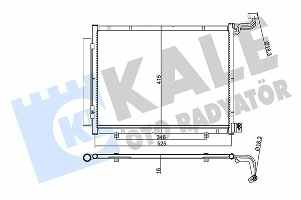 KLIMA RADYATORU FIESTA 17 COURIER 17 ECOSPORT 17 1.5 ECOBLUE 1.1 CVT -1.5 TDCI