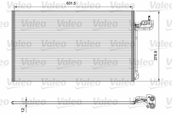 KLİMA KONDENSERİ VOLVO C30-C70 II CONVERTİBLE-S40 II-V50 AL-AL