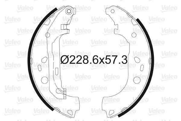 ARKA PABUÇ BALATA TRANSİT TOURNEO CONNECT 1.8 1.8Dİ 1.8TDCİ 02-12.2013 228x57