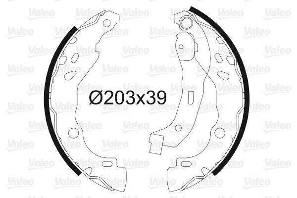 ARKA FREN PABUÇ BALATASI RENAULT CLIO II 98 CLIO IV 12 CLIO SYMBOL 02 SYMBOL III 13 DACIA SANDERO 08 LOGAN 06 SANDERO II 12 LOGAN II 12