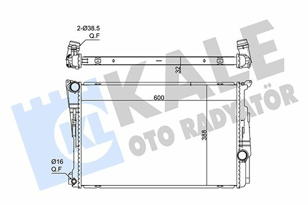 MOTOR SU RADYATORU BMW X3 F25 X4 F26