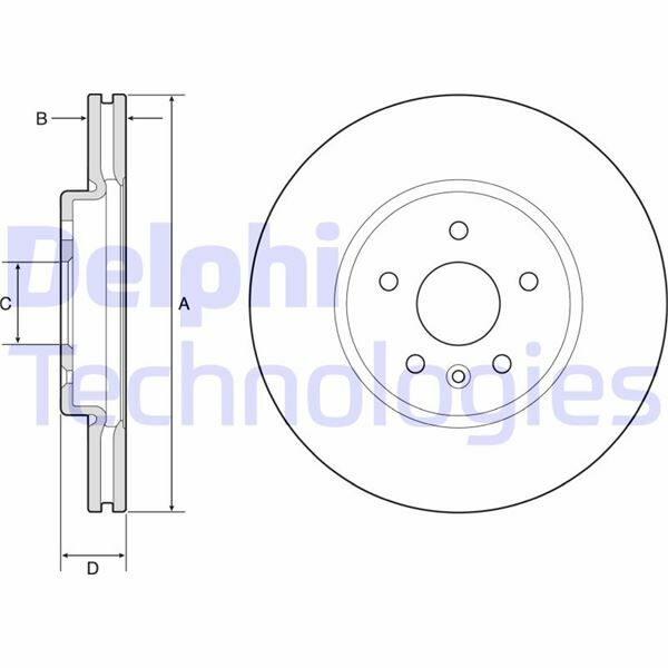 ÖN FREN AYNASI ASTRA K 15 16 İNÇ / 5 DELİK 300x26x5DL HAVALI