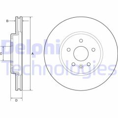 ÖN FREN AYNASI ASTRA K 15 16 İNÇ / 5 DELİK 300x26x5DL HAVALI