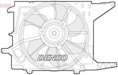 FAN. RADİATOR DACIA LOGAN I 04-