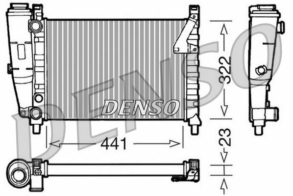 RADİATOR. ENGİNE COOLİNG FIAT DUNA 87-91