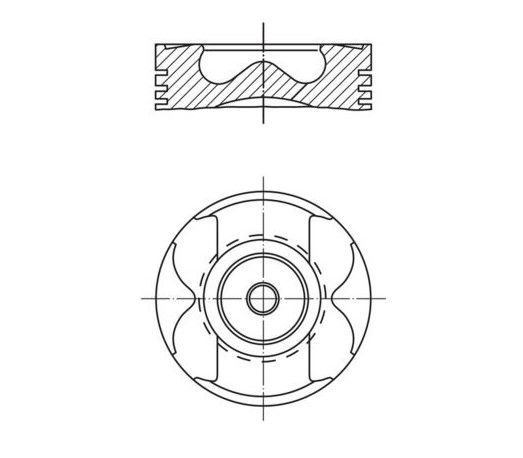 PISTON SEGMAN STD 84.00mm N47 D20 E87 E60 E90 F10 F20 F22 F30 F34 F33 F32 F36 E83 E84 F25 F15 F85