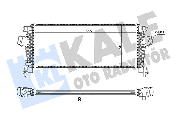 İNTERCOOLER AL/PL/BRZ CHEVROLET CRUZE-OPEL INSIGNIA-ZAFIRA TOURER C