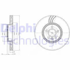ON FREN DISK AYNA VOLVO S60 I 2.0 T -2.4 00 10 V70 II 2.4 05 08 XC90 I D3 / D5 09 14