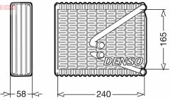 EVAPORATOR. AİR CONDİTİONİNG FIAT PUNTO 99-12
