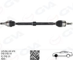KOMPLE AKS SAĞ OPEL ASTRA K 1.4 TURBO M/T 15-