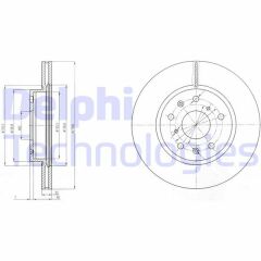 ÖN FREN AYNASI FIAT SEDICI 06 14 SUZUKI SX4 07 10 280x22x47 5 DELİK