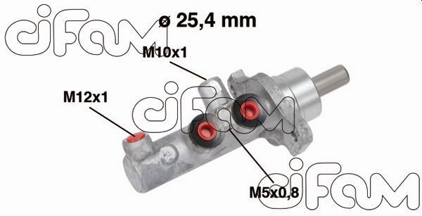 FREN ANA MERKEZİ 25.4mm OPEL ASTRA H 04 14 ZAFIRA B 07 15 ESP HARİÇ