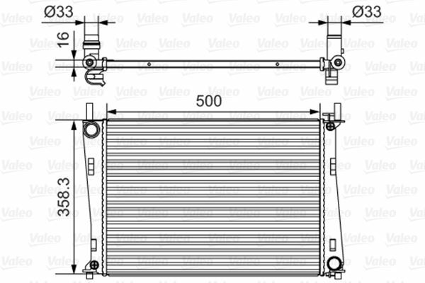 MOTOR SU RADYATORU FIESTA V FUSION 01 08 1.25 1.4 16V 1.6 16V MAZDA II 1.4 16V 1.6 16V 02 OLCU 500 358 16