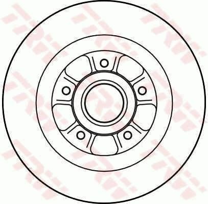 ARKA FREN AYNASI RENAULT LAGUNA II 01 07 SCENIC II 05 08 274x11x5D