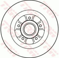 ARKA FREN AYNASI RENAULT LAGUNA II 01 07 SCENIC II 05 08 274x11x5D
