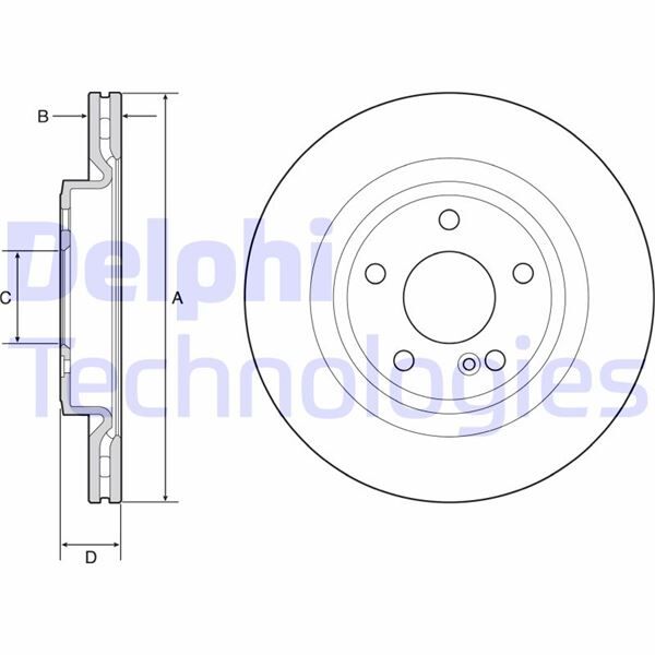 FREN DISKI ARKA 4-matic MERCEDES W176 C117 X117 X156