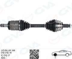 KOMPLE AKS ÖN SOL BMW X5 E53 00 588MM