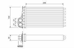 KALORİFER RADYATÖRÜ C3 02 P206 99 P307 00 XSARA 00 12