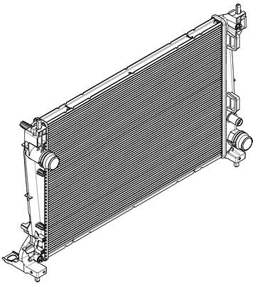 RADYATÖR DOBLO 1.6 DMTJ-2.0 DMTJ 10 BRAVO II 1.9 DMTJ-2.0 DMTJ 07 MEK.- AC /-