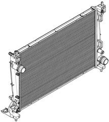 RADYATÖR DOBLO 1.6 DMTJ-2.0 DMTJ 10 BRAVO II 1.9 DMTJ-2.0 DMTJ 07 MEK.- AC /-