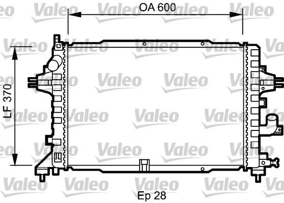 RADYATÖR ASTRA H 1.3-1.7-1.9 CDTİ 04 ZAFIRA 1.7-1.9 CDTI 05 AC KLİMASIZ-KLİMALI MEK 599x368x26