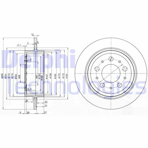 ARKA FREN DİSKİ VOLVO 960. S90. V90 90 00