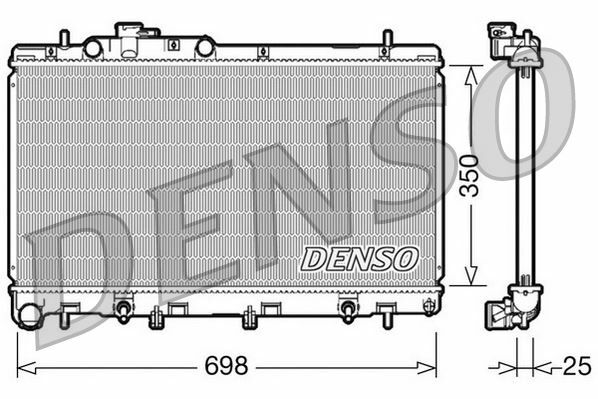 RADİATOR. ENGİNE COOLİNG SUBARU LEGACY III 98-03