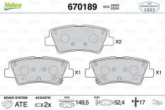 ÖN BALATA PANDA 0.9 12 1.2 12 1.2LPG 12 1.3D MULTIJET 12 14 LANCIA YPSILON 1.2 1.3D 11