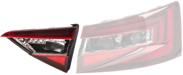KOMPLE ARKA LAMBASI2V LED SAĞ SKODA
