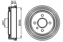 ARKA KAMPANA ASTRA F 1.4i-1.6i 91 98 KADETT 79 91 228x200x38x100x56 4DL