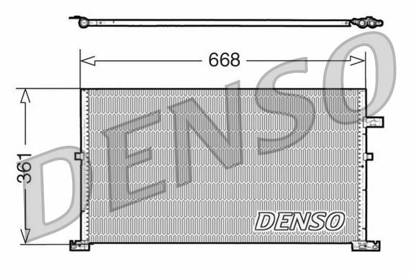 CONDENSER. AİR CONDİTİONİNG FORD MONDEO III 00-07