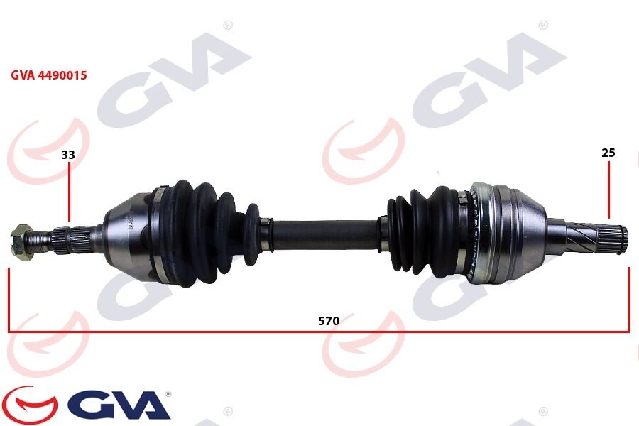 KOMPLE AKS SOL ASTRA H 1.3 CDTI 04 570mm