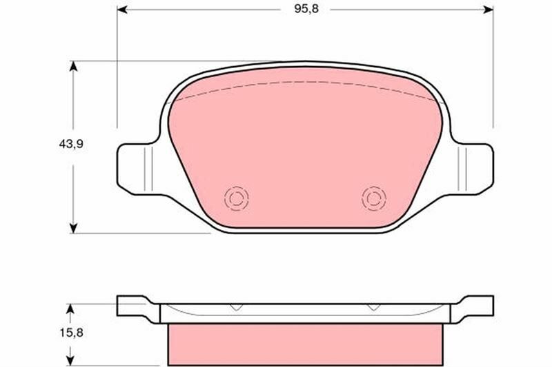 ARKA BALATA LINEA TÜM MODELLER ALFA 147 01 156 97-03 GT 03-10